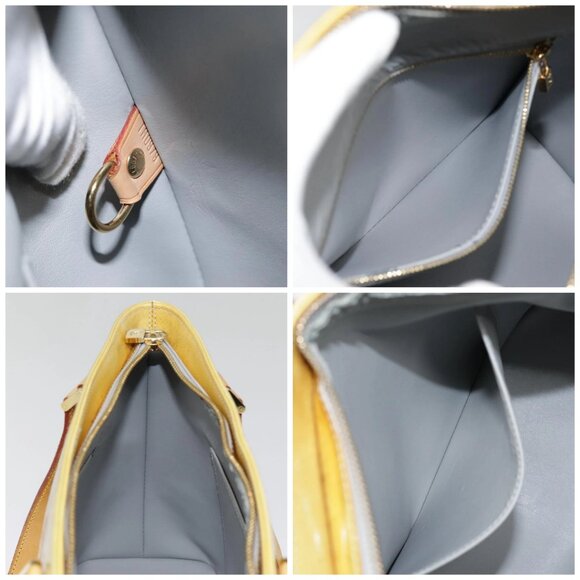 LOUIS VUITTON Monogram Vernis Houston Hand Bag Gris M91053 LV Auth tb1165 - Picture 15 of 16